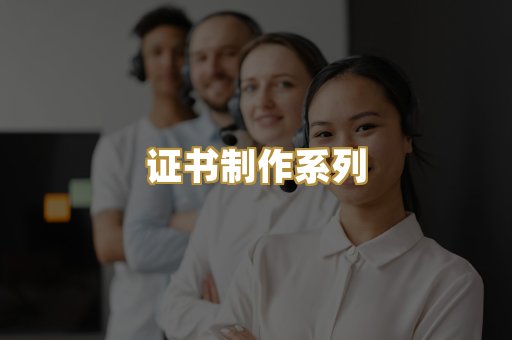 证书制作系列